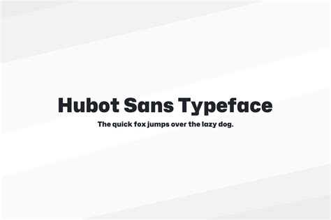 hubot sans font free download